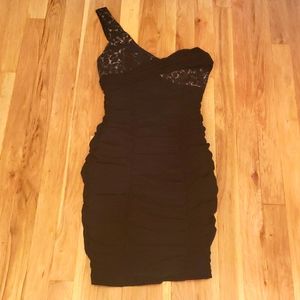 Gorgeous one shoulder cocktail dress